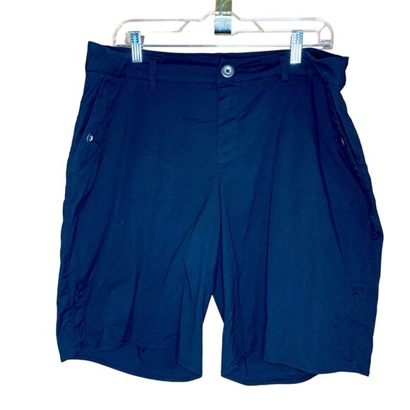 Lane Bryant Adjustable Black Shorts - Picture 1 of 4